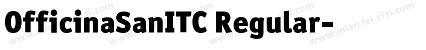 OfficinaSanITC Regular字体转换